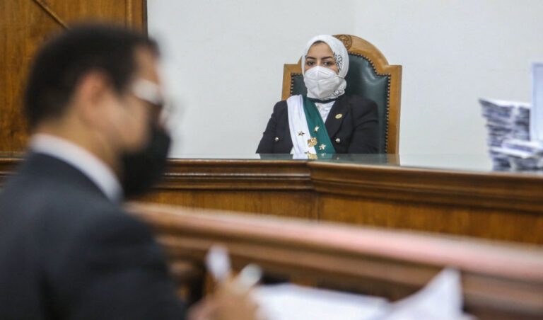 First female judge to preside over a hearing before Egypt’s highest court