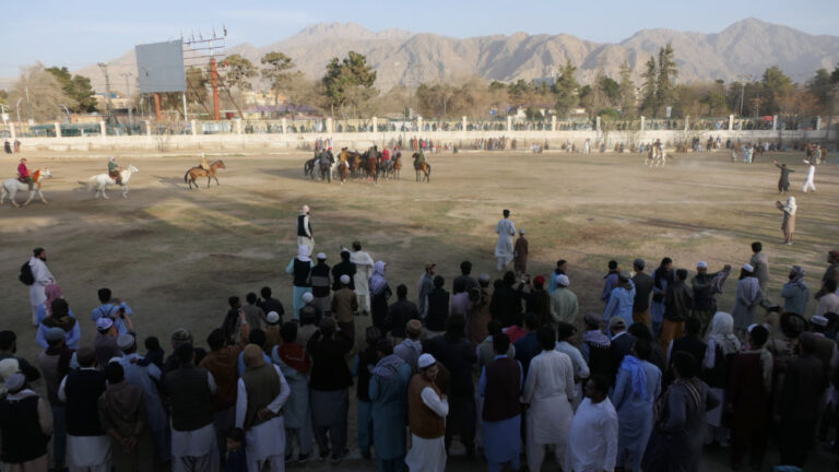 Traditional Afghan ‘goat-pulling’ draws crowds in Pakistan’s Balochistan