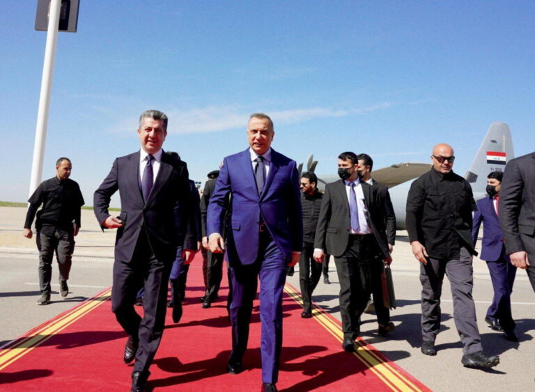 Iraqi PM inspects site of Iranian missile attack in north