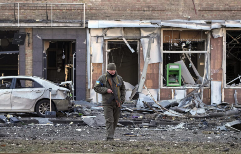 Loud explosions heard in center of Ukraine capital Kyiv
