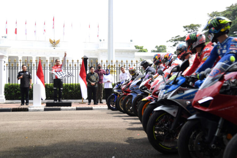 Top racers take to Jakarta streets ahead of Indonesia’s first MotoGP in 25 years