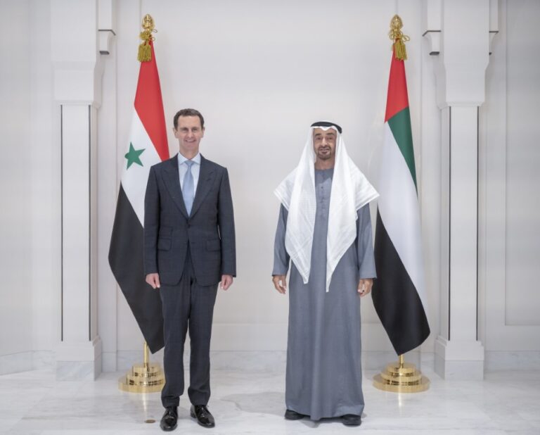 UAE leaders receive Syrian President Assad
