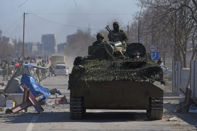 Russian forces push deeper into Mariupol as locals plead for help