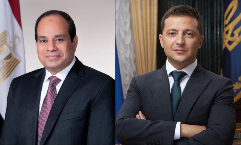 Egypt’s President El-Sisi receives phone call from Ukrainian counterpart