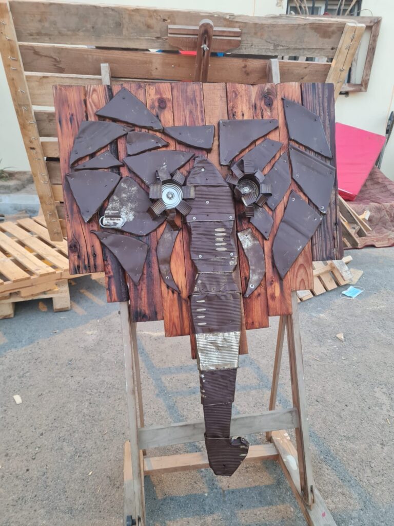 Jeddah artist on upcycling mission finds beauty in waste