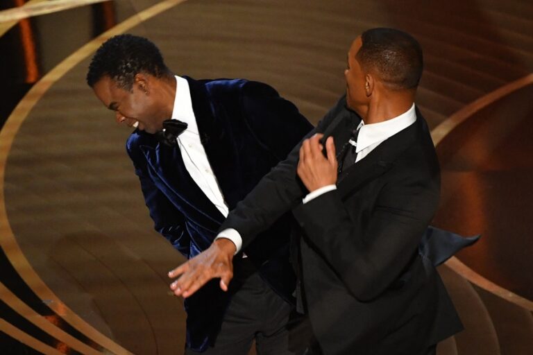 Will Smith slaps Chris Rock in viral Oscars moment