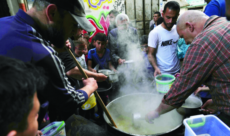 Palestinians mark timeless traditional Ramadan rituals