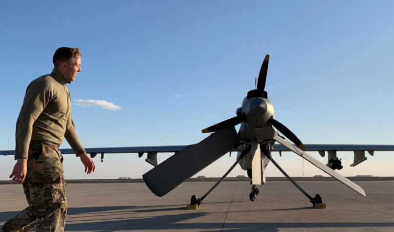 Forces at Iraqi base hosting US troops shoot down drone