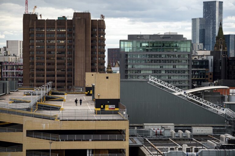 Child refugees in Manchester being taught in hotel car parks