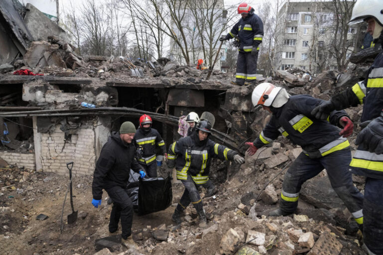 Dozens of civilian Ukrainians found in grave near Kyiv – local official