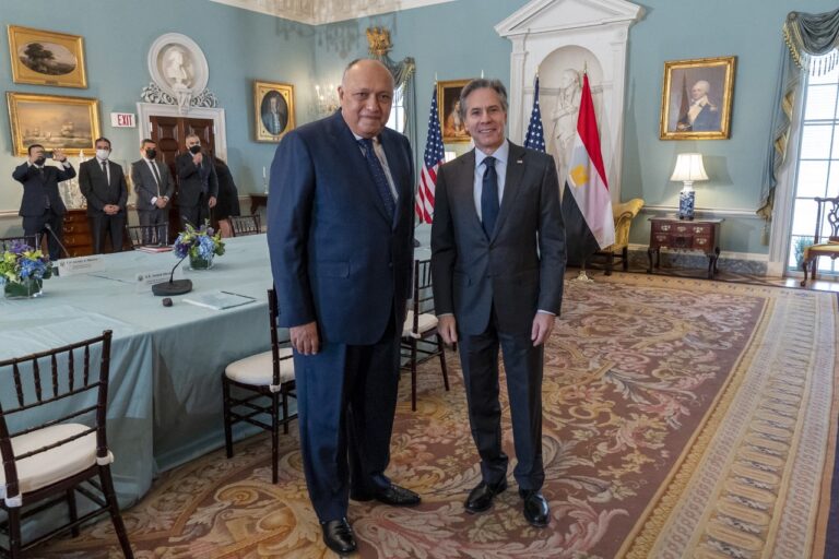 US Secretary of State Blinken meets Egyptian counterpart to discuss bilateral and strategic relations