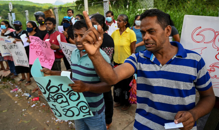 Sri Lanka town under curfew after police fire live bullets at protesters