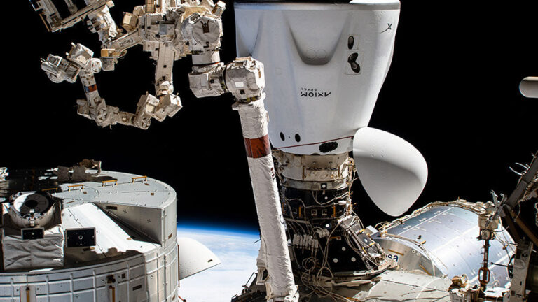 First all-private astronaut team aboard space station poised for flight home