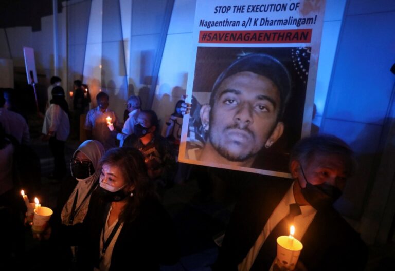 Singapore executes Malaysian on drugs charges after rejecting mental disability appeal