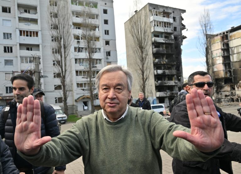 UN chief in Ukraine after EU-Russia gas row