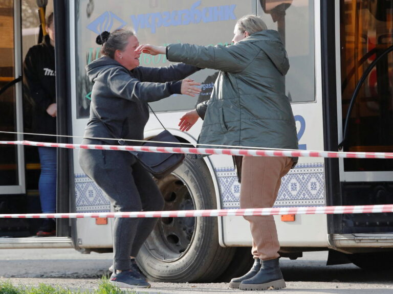 100 civilians leave Mariupol plant as evacuation begins: Zelensky