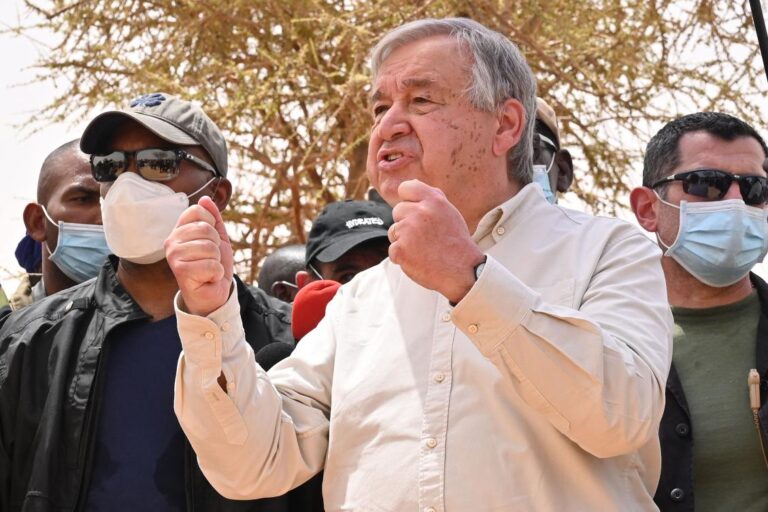 UN chief visits Sahel’s ‘martyred’ refugees