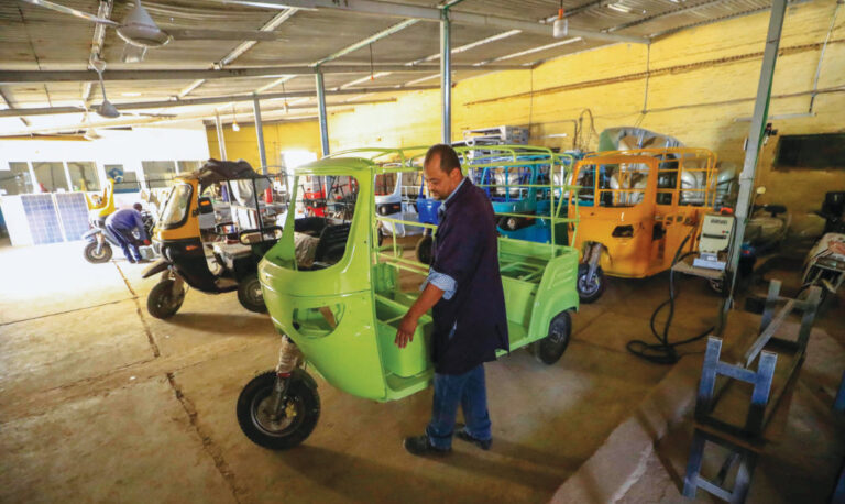 Sudan’s electric rickshaws cut costs, help environment