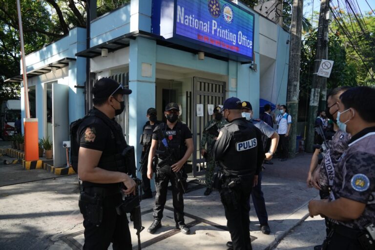 Philippine security forces on high alert for election day