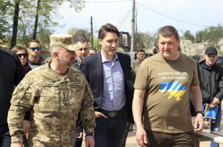 ‘Putin is responsible for heinous war crimes’: Trudeau in Kyiv