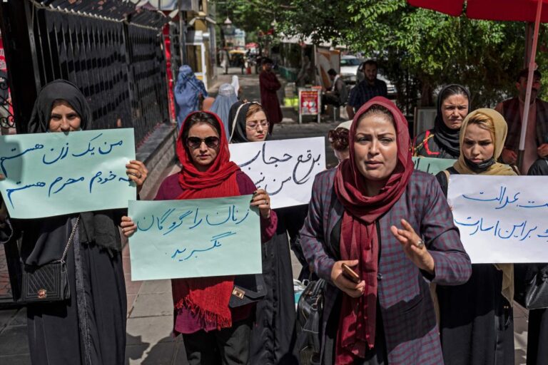 Many Afghan women pushing back against Taliban orders to cover up