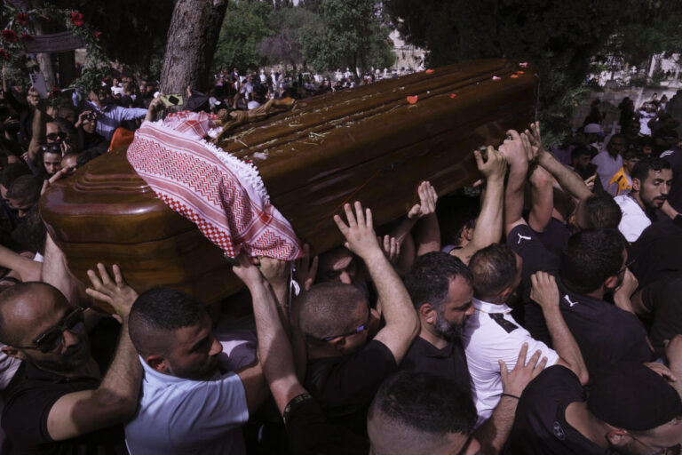 After outcry, Israel police to probe actions at journalist’s funeral