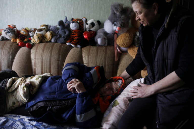 Ukraine apartment residents suffer war in different ways