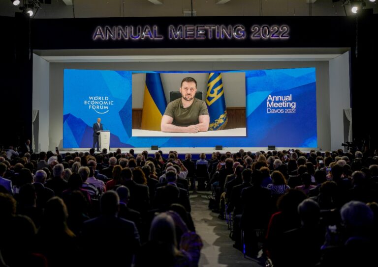 Ukraine’s Zelensky tells Davos elite ‘no need for further meetings’ if brute force prevails