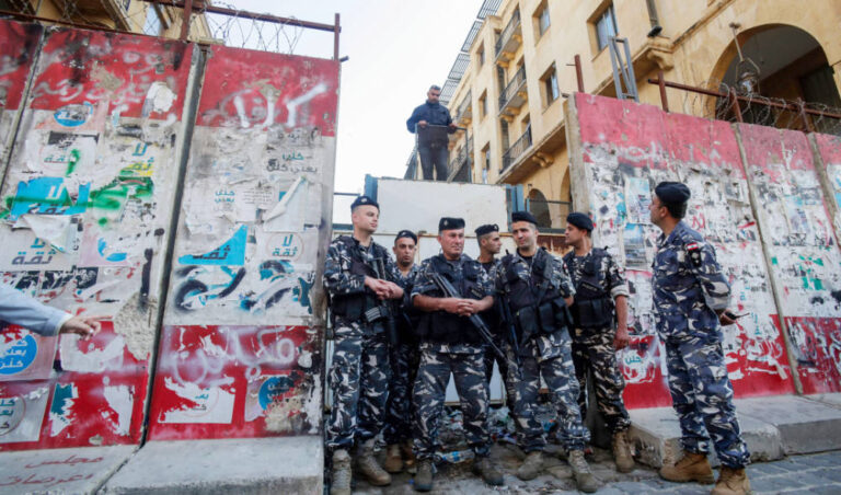 Lebanese authorities begin removing barriers around parliament after elections