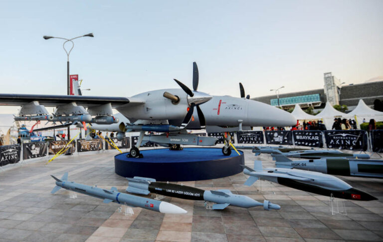 Turkey shows off drones at Azerbaijan air show