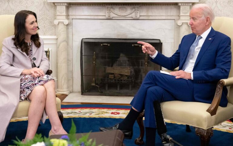 Biden asks New Zealand’s Ardern for advice on extremist gun violence
