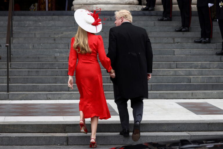 UK’s Johnson jeered at Platinum Jubilee service