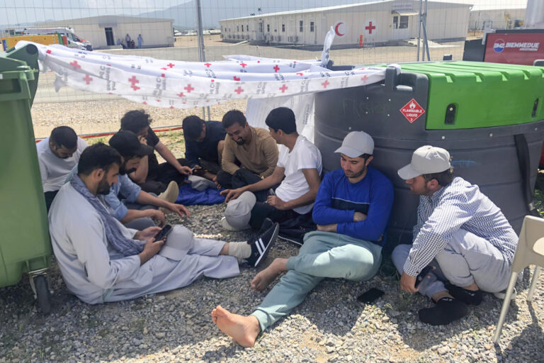 Security concerns leave Afghan evacuees stuck in Balkan camp