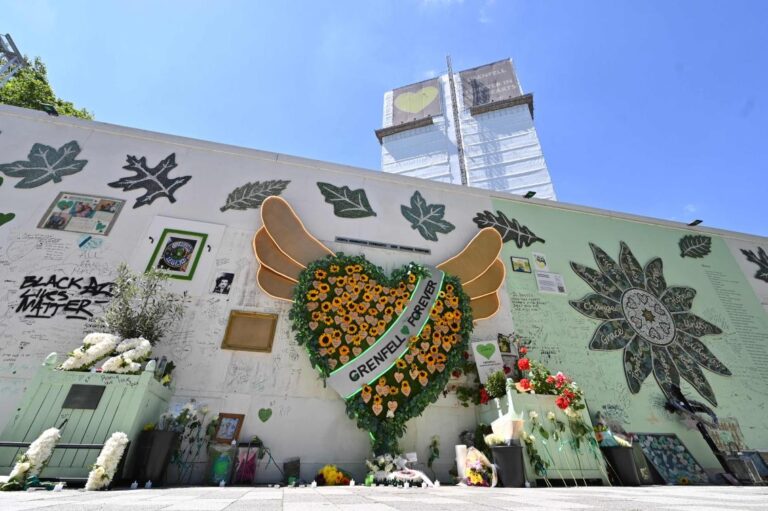 Memorials held five years on from London fire tragedy