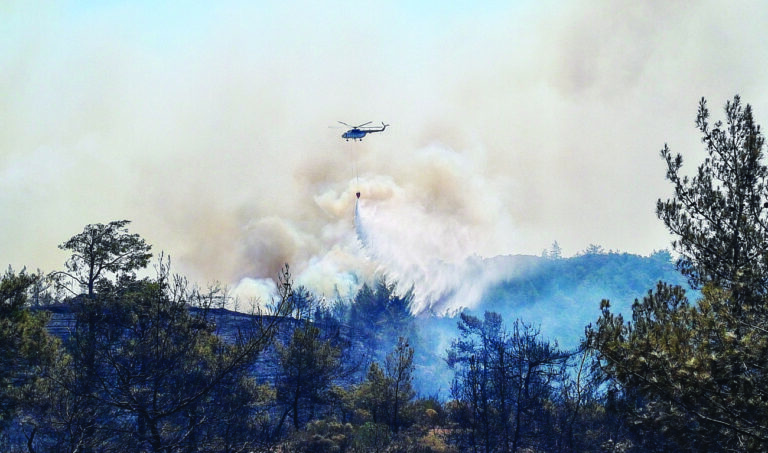 Turkey battles wind-driven wildfire near resort for 3rd day