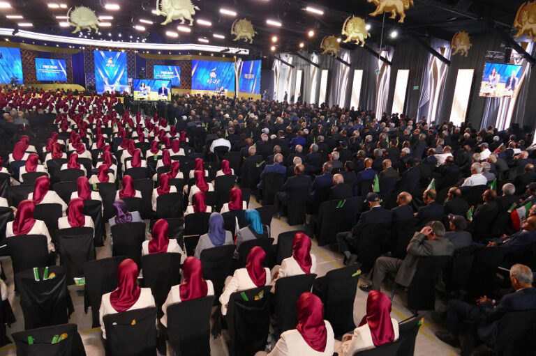 Mike Pence salutes Iranian resistance movement during visit to its HQ in Albania