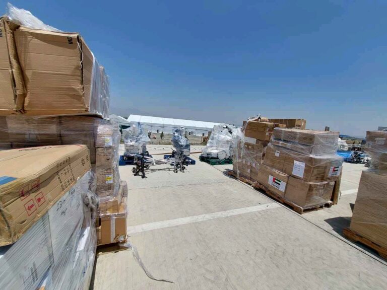 UAE sends three planes of medical aid to Afghanistan