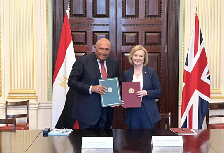 Volume of Egypt-UK trade increases by 46% during Q1 2022