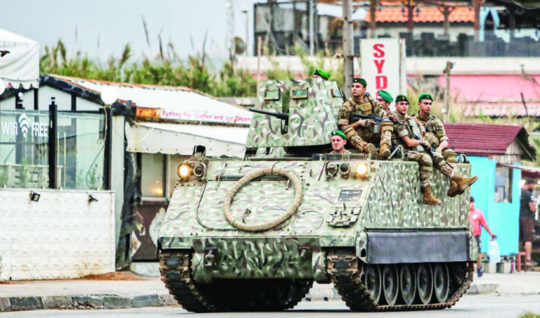 Lebanese army conducts psychological warfare training with US team
