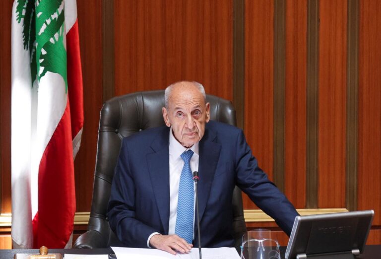 Lebanon parliament speaker says no presidential vote without IMF laws
