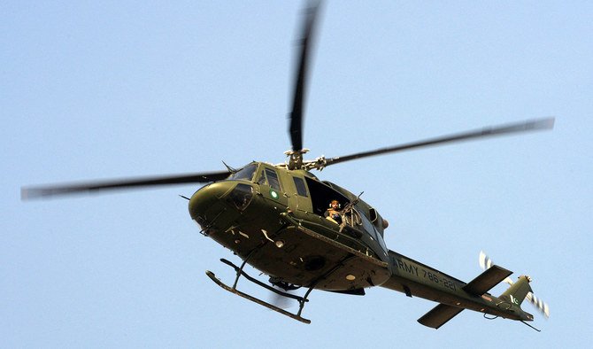 Pakistani army helicopter goes missing with top commander on board