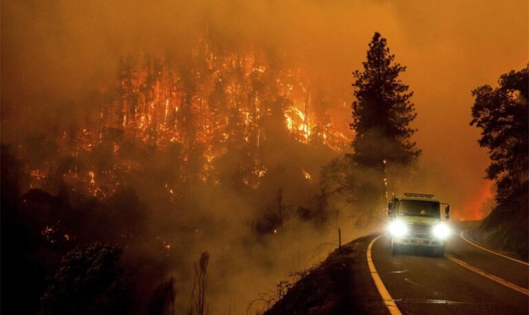 2 bodies found in burned vehicle in California wildfire zone