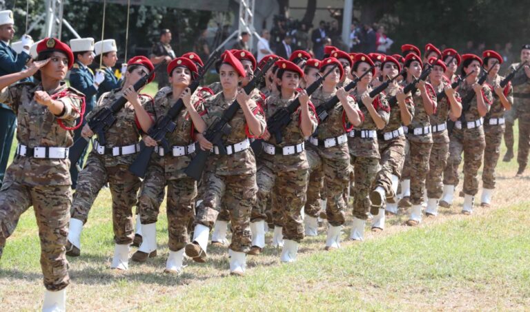 Girl power: Lebanese female cadets graduate from military academy