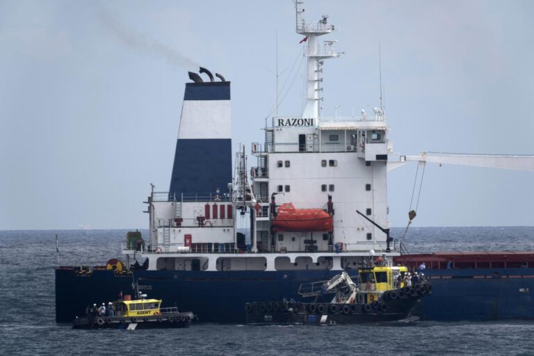 First ship with Ukraine grain cleared to sail on to Lebanon