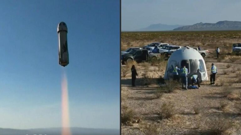 Blue Origin sends first Egyptian national to space