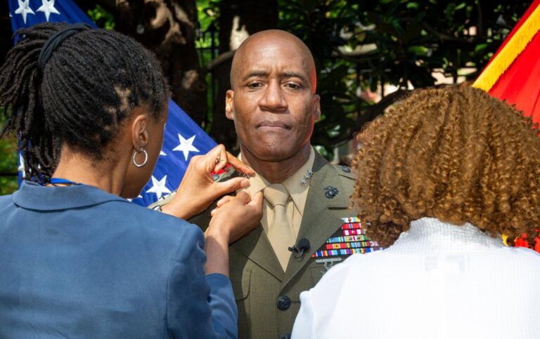 A first: African American Marine promoted to 4-star general