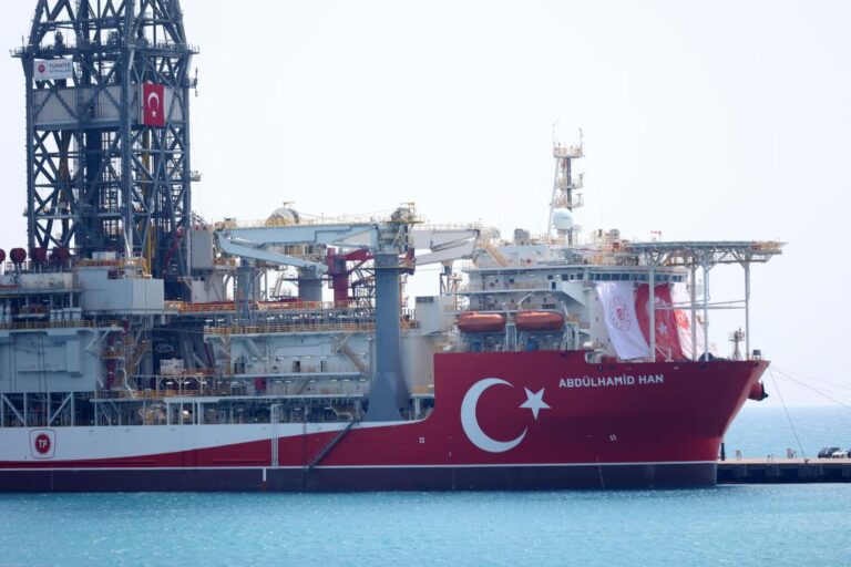Turkey sends off new drill ship into eastern Mediterranean