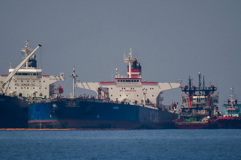 Iran tanker retrieves oil seized by US, set to leave Greece