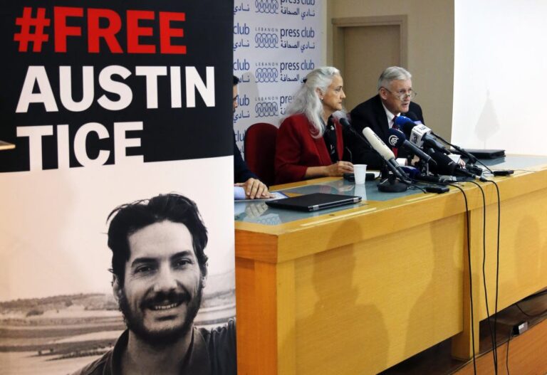 Syria denies holding US journalist Tice captive