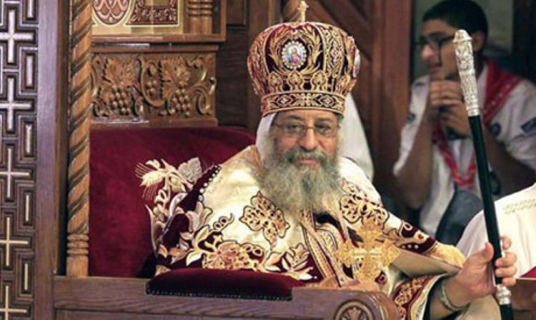 Coptic pope offers condolences over church fire